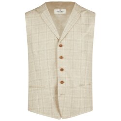 Wilvorst GREEN-WEDDING Herren Weste Revers Drop8 Beige...