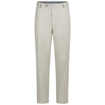 Wilvorst GREEN-WEDDING Herren Hose Modern-Fit Grau meliert