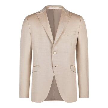 Wilvorst SINCE-1916 Herren Sakko Spitzfacon Drop8 Beige meliert