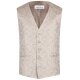 Wilvorst SINCE-1916 Herren Weste V-Neck Drop8 Braun Paisley