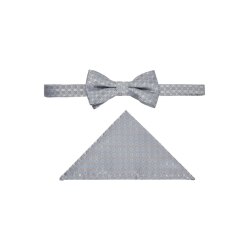 Wilvorst SINCE-1916 Herren Schleife Einstecktuch Hellblau...