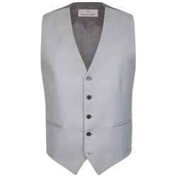 Wilvorst CLASSICs Herren Cut-Weste V-Neck Classic-Fit Grau