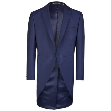 Wilvorst AFTER-SIX Herren Morning-Coat Spitzfacon Slim-Fit Dunkelblau
