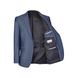 Wilvorst AFTER-SIX Herren Sakko Spitzfacon Drop8 Mittelblau