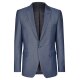 Wilvorst AFTER-SIX Herren Sakko Spitzfacon Drop8 Mittelblau