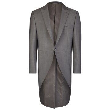 Wilvorst AFTER-SIX Herren Morning-Coat Spitzfacon Slim-Fit Braun