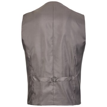 Wilvorst AFTER-SIX Herren Weste V-Neck Slim-Fit Braun