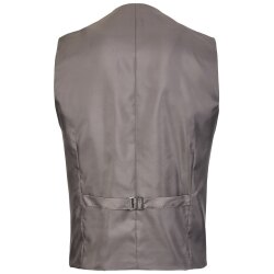 Wilvorst AFTER-SIX Herren Weste V-Neck Slim-Fit Braun