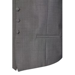 Wilvorst AFTER-SIX Herren Weste V-Neck Slim-Fit Braun