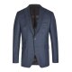 Wilvorst AFTER-SIX Herren Sakko Spitzfacon Drop8 Blau meliert