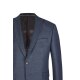 Wilvorst AFTER-SIX Herren Sakko Spitzfacon Drop8 Blau meliert