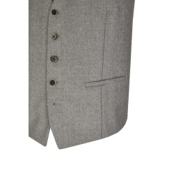 Wilvorst AFTER-SIX Herren Weste V-Neck Slim-Fit Braun...