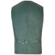 Wilvorst AFTER-SIX Herren Weste V-Neck Slim-Fit Grün meliert
