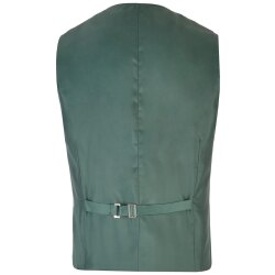Wilvorst AFTER-SIX Herren Weste V-Neck Slim-Fit Grün meliert 52