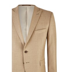 Wilvorst AFTER-SIX Herren Sakko Spitzfacon Drop8 Beige meliert
