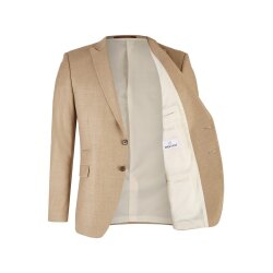 Wilvorst AFTER-SIX Herren Sakko Spitzfacon Drop8 Beige meliert