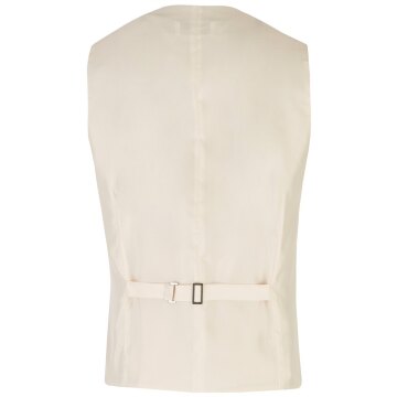 Wilvorst AFTER-SIX Herren Weste V-Neck Slim-Fit Beige meliert