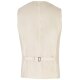 Wilvorst AFTER-SIX Herren Weste V-Neck Slim-Fit Beige meliert