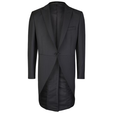 Wilvorst AFTER-SIX Herren Morning-Coat Spitzfacon Slim-Fit Schwarz