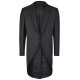 Wilvorst AFTER-SIX Herren Morning-Coat Spitzfacon Slim-Fit Schwarz