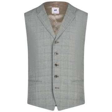 Atelier Torino GLAM-VINTAGE Herren Anzug-Weste Drop8 Grün kariert