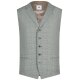 Atelier Torino GLAM-VINTAGE Herren Anzug-Weste Drop8 Grün kariert