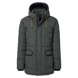 CASAMODA Herren Outdoor-Parka Kapuze Regular Polyester...