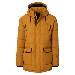 CASAMODA Herren Outdoor-Parka Kapuze Regular Polyester Gelb
