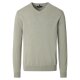 CASAMODA Herren Pullover V-Neck Regular Pima-Baumwolle Grün