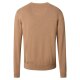CASAMODA Herren Pullover V-Neck Regular Pima-Baumwolle Hellbraun