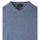 CASAMODA Herren Pullover V-Neck Regular Pima-Baumwolle Grau