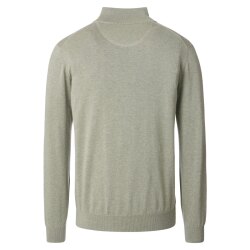CASAMODA Herren Strick-Troyer Zipper Regular Baumwolle...