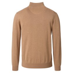 CASAMODA Herren Strick-Troyer Zipper Regular Baumwolle...