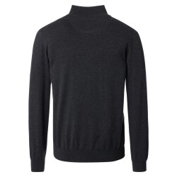 CASAMODA Herren Strick-Troyer Zipper Regular Baumwolle...