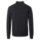 CASAMODA Herren Strick-Troyer Zipper Regular Baumwolle Anthrazit