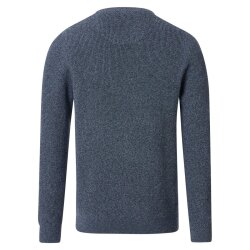 CASAMODA Herren Pullover Langarm Rundhals Regular Blau