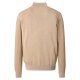 CASAMODA Strickjacke Reißverschluss Regular Baumwolle Beige