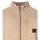 CASAMODA Strickjacke Reißverschluss Regular Baumwolle Beige