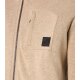 CASAMODA Strickjacke Reißverschluss Regular Baumwolle Beige