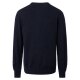 CASAMODA Woll-Pullover Rundhals Regular Lammwollmix Marine