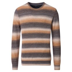 CASAMODA Pullover Rundhals Regular Wollmix Anthrazit...