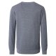 CASAMODA Herren Pullover Langarm Rundhals Regular Baumwolle Blau