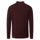 CASAMODA Herren Strick-Troyer Zipper Regular Baumwolle Rot