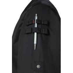 KARLOWSKY Herren Kochjacke ROCK-CHEF® Langarm Regular Schwarz 70