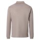 CASAMODA Herren Poloshirt Langarm Polokragen Casual Piqué Beige