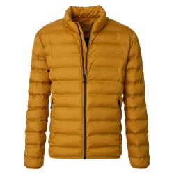 REDMOND Casual Herren Steppjacke Stehkragen Polyester Gelb