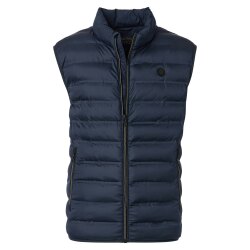REDMOND Casual Herren Steppweste Stehkragen Polyester Marine