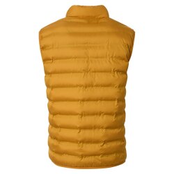 REDMOND Casual Herren Steppweste Stehkragen Polyester Gelb
