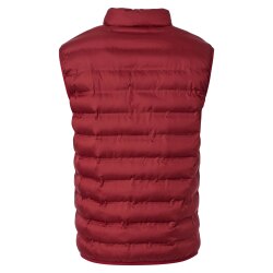 REDMOND Casual Herren Steppweste Stehkragen Polyester Rot