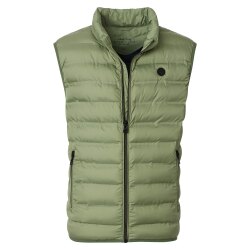 REDMOND Casual Herren Steppweste Stehkragen Polyester...